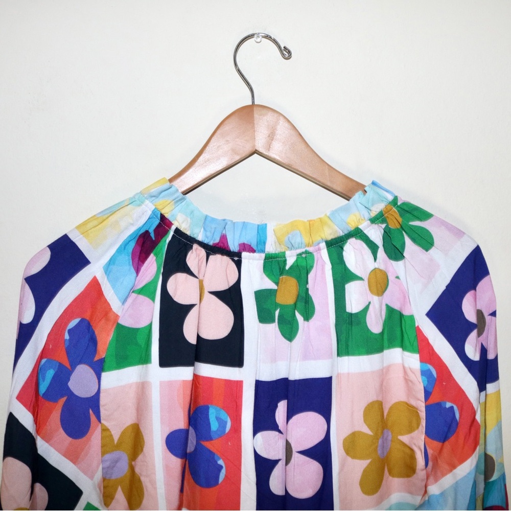 Briton Court Ollie Dress in Flower Power (Multi) - Picture 6 of 11
